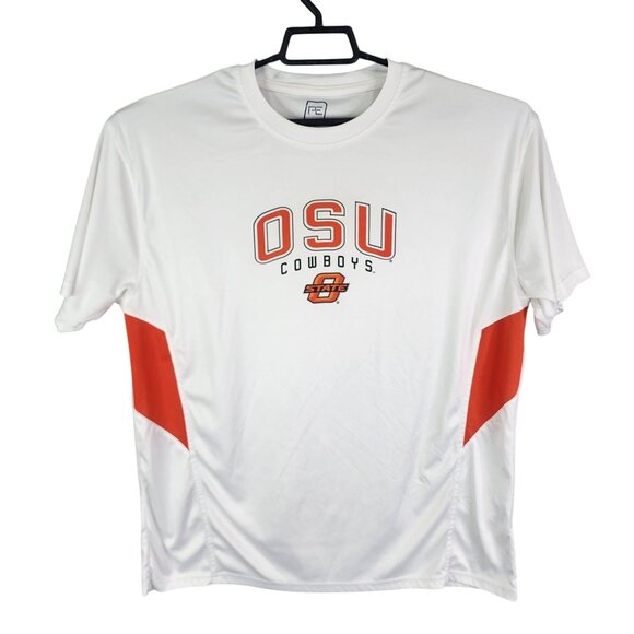 Proedge Other - Mens OSU Cowboys Proedge Knights Apparel Shirt White & Orange Short Sleeve XL